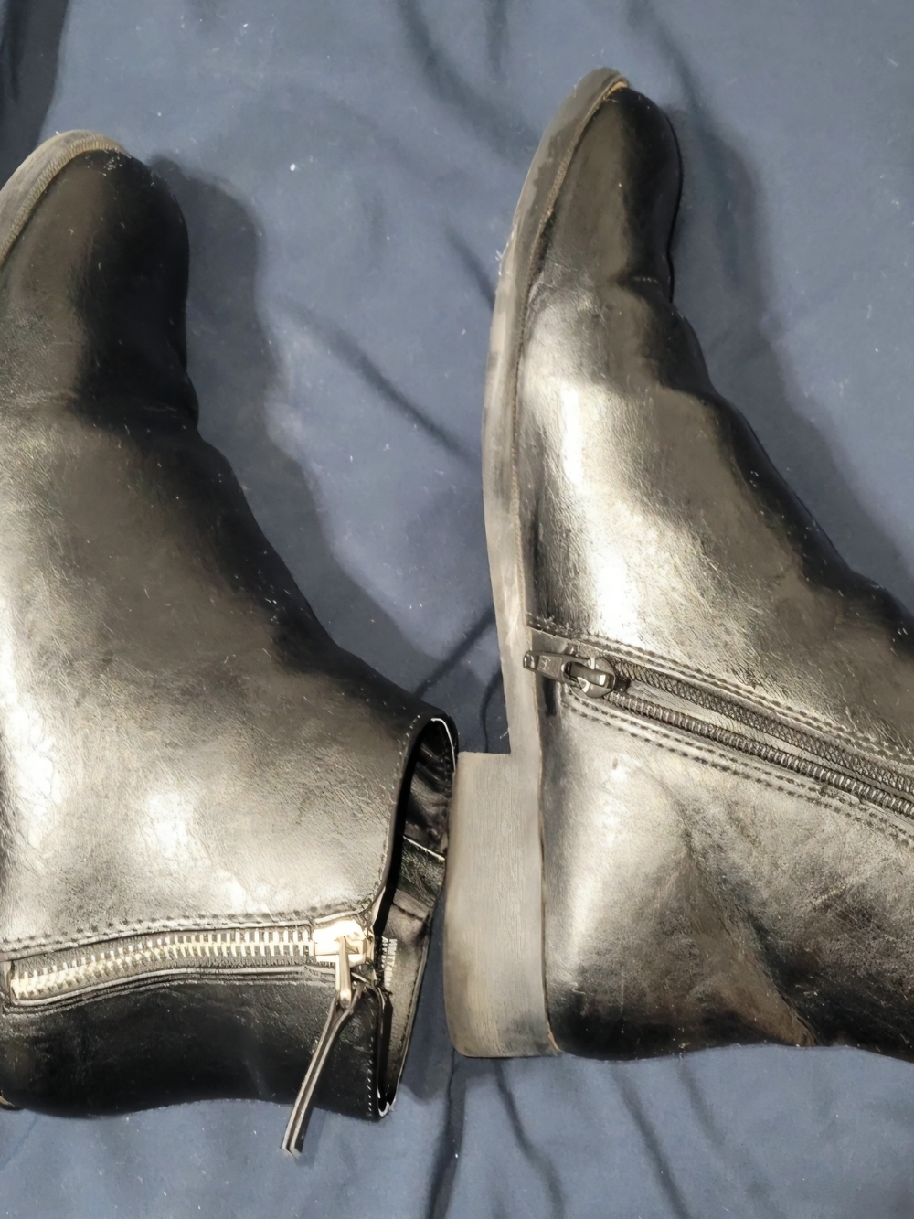 Women's Black Side-Zip Ankle Boots